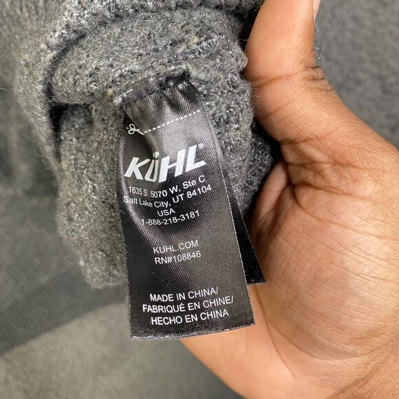 Kuhl Faye Sweater Women's XL Gray Knit Wool Blend Soft Stretch 4422 - Picture 7 of 12